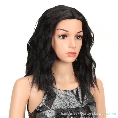 Magic Hair 14"Inch Ombre Wavy Wigs lace front Hair Synthetic Lace Wigs for Black Women Wave Wig High Temperature Fiber Hair